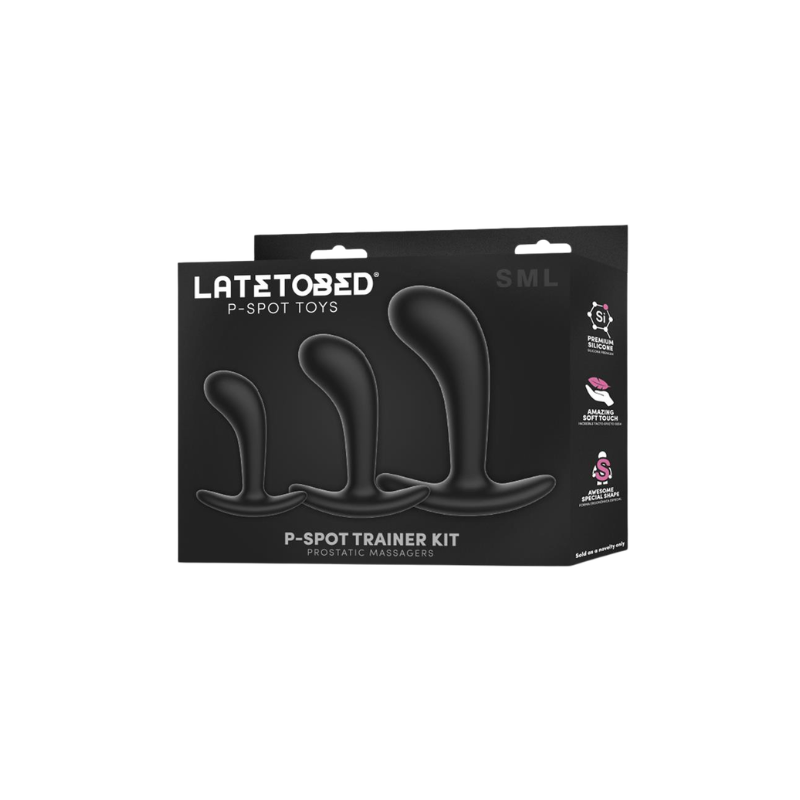 Latetobed Set de 3 Masajeadores Prostáticos