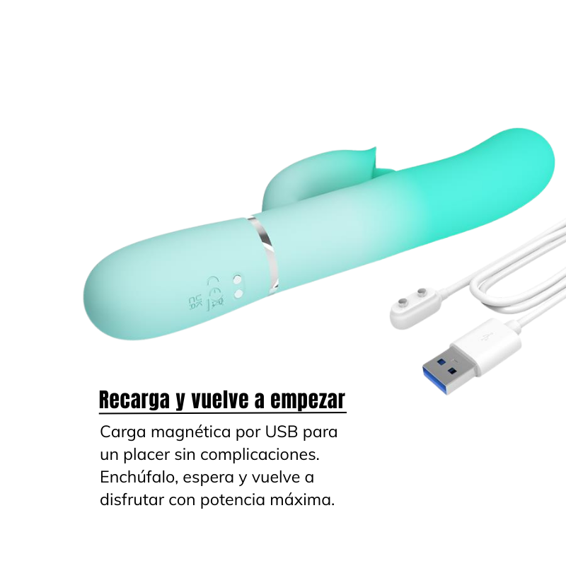 Gigi Vibrador Con Golpeteo y Lengüeteo