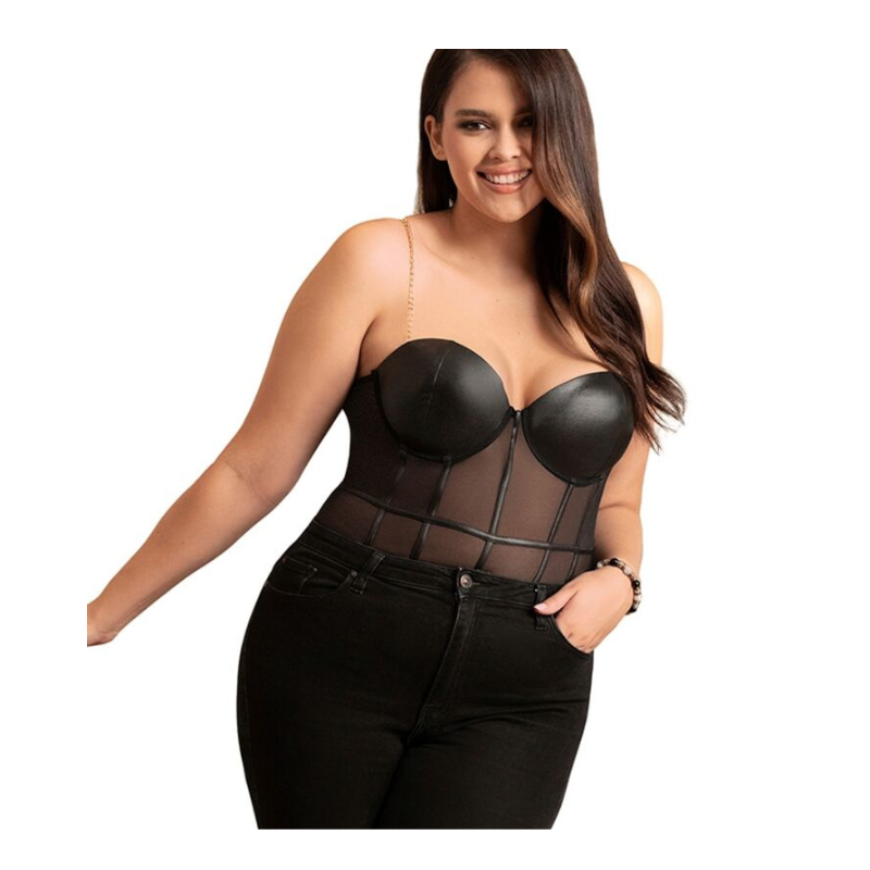 Subblime Body Negro Con Tirantes De Cadena