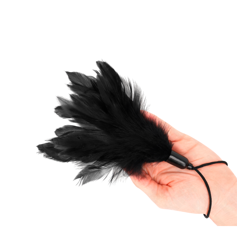 Kink Plumas Para Cosquillas Con Mango De Cuerda Base De Plástico 15 Cm