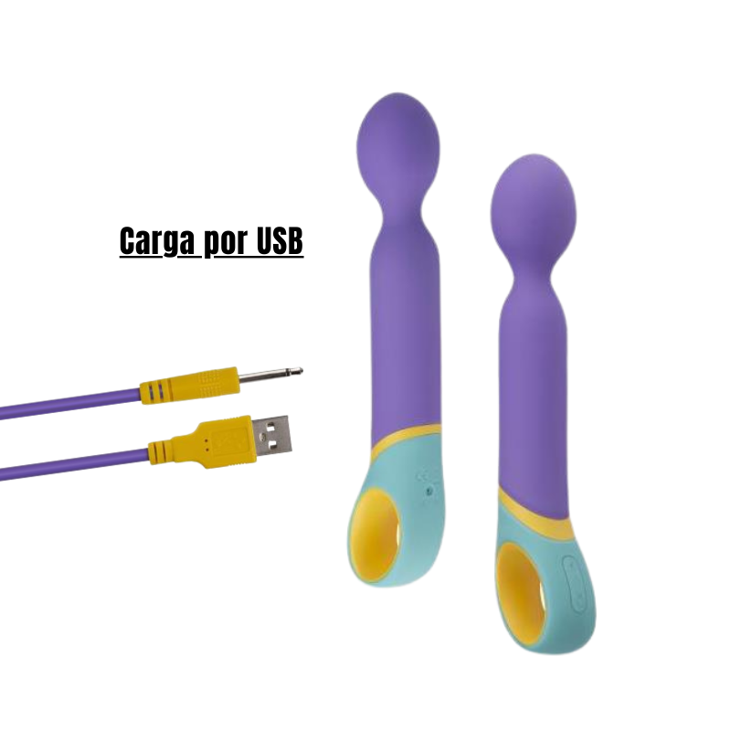Pmv20 Vibrador Estimulación Doble Base Usb