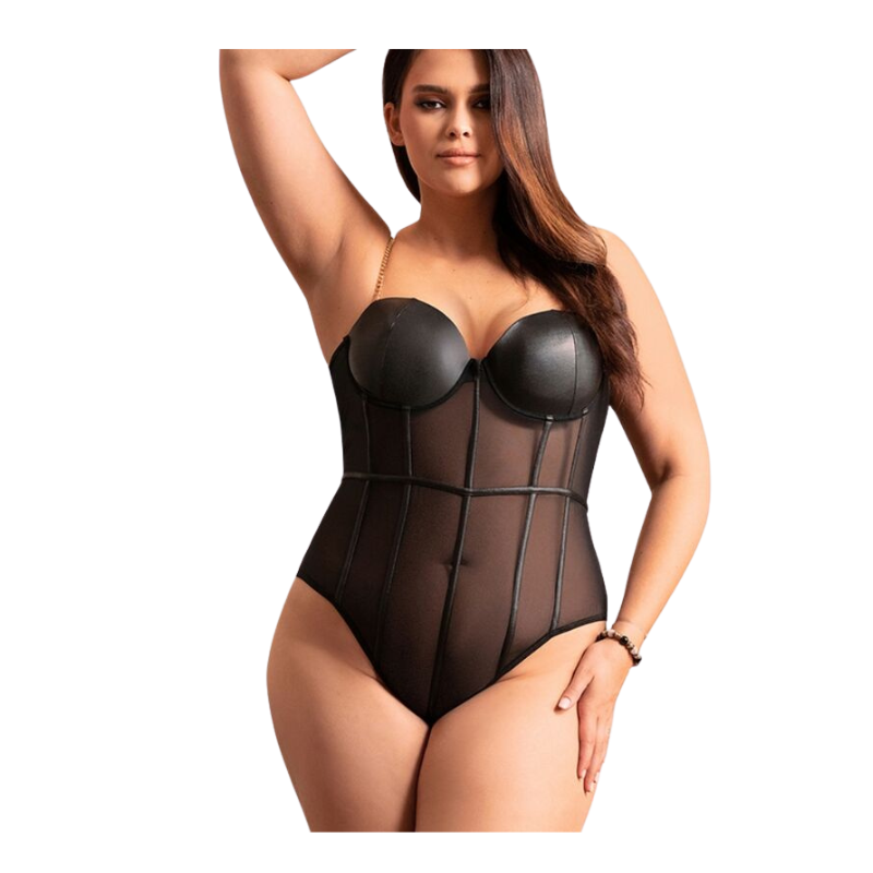 Subblime Body Negro Con Tirantes De Cadena