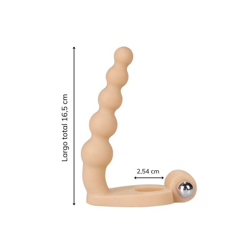 Lovetoy Ultra Soft Bead 6.5 Pulgadas Estimulador Anal Con Vibración Natural