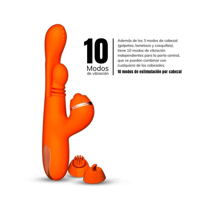 Ethan Vibrador Punto G 360º y Cabezales de Estimulación Dual
