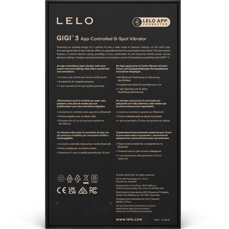 Lelo - Gigi™ 3 Vibrador Punto G
